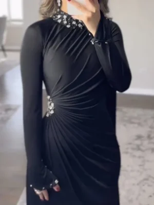 Midnight Grace Luxe Dress