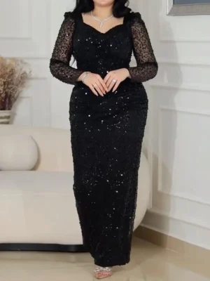 Midnight Spark Sequin Dress