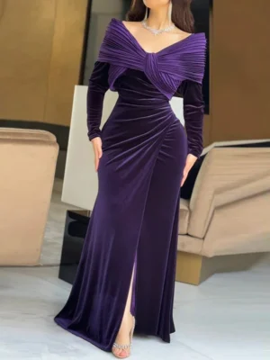 Royal Velvet Gown