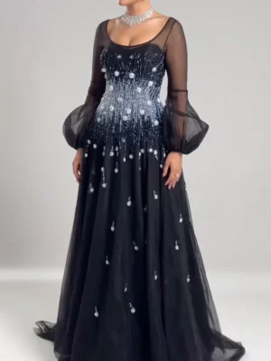 Midnight Sparkle Ball Gown