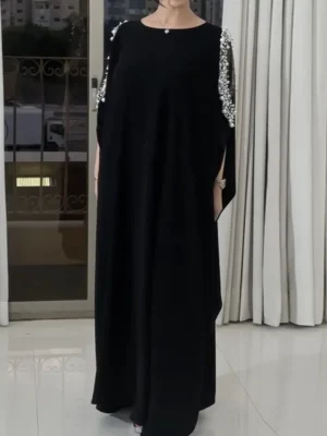 Pearl Drape Gown