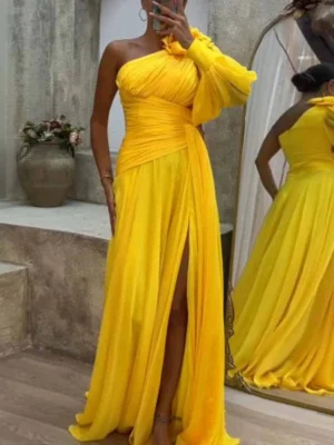 Golden Radiance Gown
