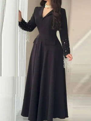 Regal Noir Gown