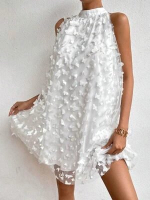 White Petal Halter